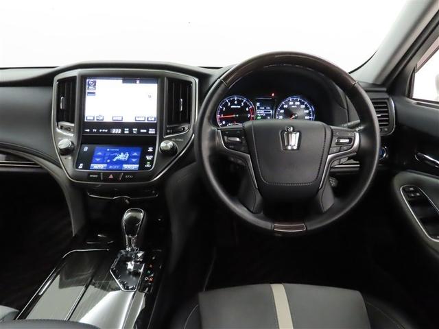 クラウン アスリートS-T J-フロンティア 衝突被害軽減ブレーキ クリアランスソナー ワンオーナー メモリーナビ バックモニター フルセグTV CD/DVD再生 シートヒーター クルーズコントロール オートマチックハイビーム 車線逸脱警報(7枚目)