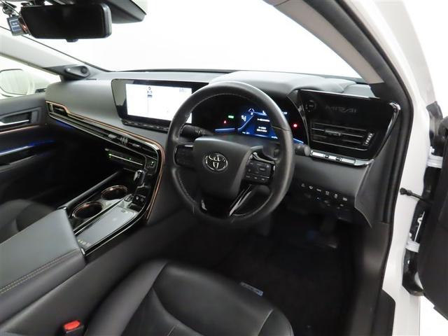 MIRAI Z メモリーナビ パノラミックビュー 本革シート モデリスタフルエアロ ドライブレコーダー ブラインドスポットモニター 衝突被害軽減ブレーキ 踏み間違い防止 ワンオーナー シートヒーター/ベンチレーション(12枚目)