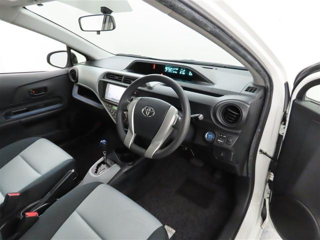 アクア S ETC CD ハロゲンヘッドライト 光軸調整機能 Bluetooth モケットシート 電動格納ミラー 純正メモリーナビ(6枚目)