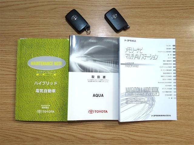 アクア S ETC CD ハロゲンヘッドライト 光軸調整機能 Bluetooth モケットシート 電動格納ミラー 純正メモリーナビ(39枚目)