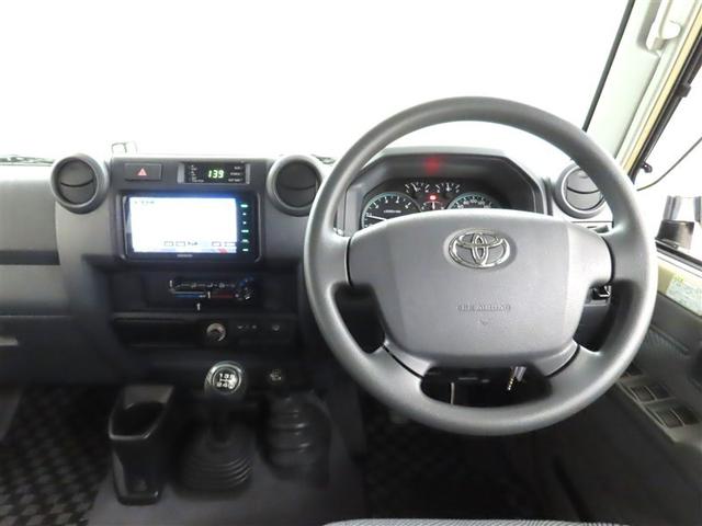 ランドクルーザー70 バン マニュアル車 4WD 7インチナビ ETC リヤヒーター ブルートゥース接続 CD DVD フルセグTV サイドバイザー ハロゲンヘッドライト スペアタイヤ(13枚目)