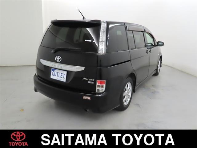 アイシス プラタナ トヨタ純正メモリーナビ バックガイドモニター ナビ連動ETC 片側パワースライドドア ハロゲンヘッドランプ フォグランプ オートエアコン トヨタ純正アルミホイール(6枚目)