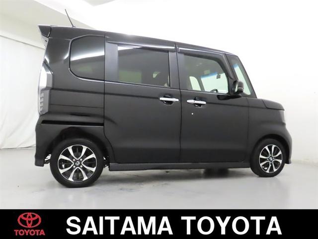 N-BOXカスタム G・EXホンダセンシング 衝突回避軽減ブレーキ Bluetooth対応SDナビ バックモニター ナビ連動式ETC 助手席側電動スライドドア CD&DVD再生 フルセグTV 取扱説明書 保証書 整備記録簿(6枚目)