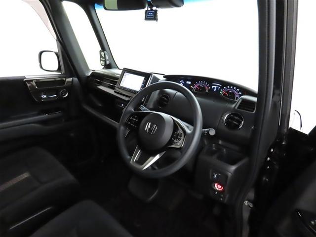 N-BOXカスタム G・EXホンダセンシング 衝突回避軽減ブレーキ Bluetooth対応SDナビ バックモニター ナビ連動式ETC 助手席側電動スライドドア CD&DVD再生 フルセグTV 取扱説明書 保証書 整備記録簿(8枚目)