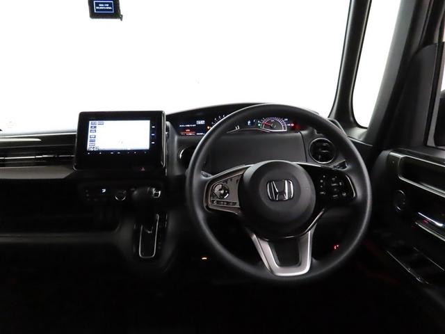 N-BOXカスタム G・EXホンダセンシング 衝突回避軽減ブレーキ Bluetooth対応SDナビ バックモニター ナビ連動式ETC 助手席側電動スライドドア CD&DVD再生 フルセグTV 取扱説明書 保証書 整備記録簿(9枚目)