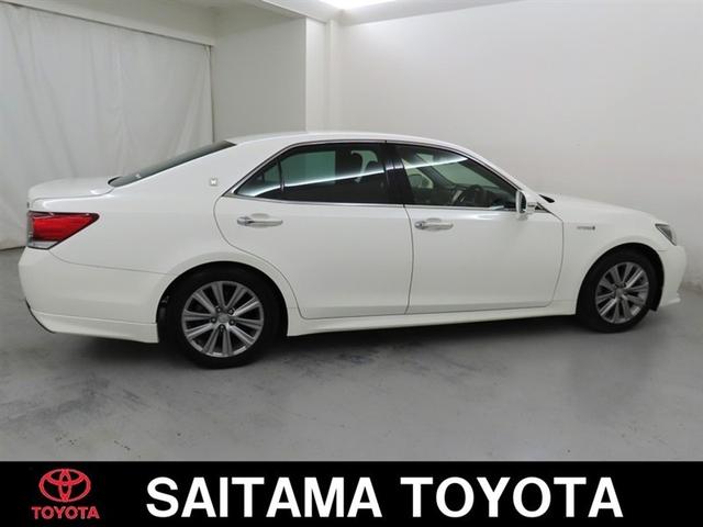 クラウンハイブリッド アスリートS Bluetooth対応SDナビ バックガイドモニター ナビ連動式ETC フルセグTV CD&DVD再生 シート&ハンドルヒーター 取扱説明書 保証書 整備記録簿(4枚目)