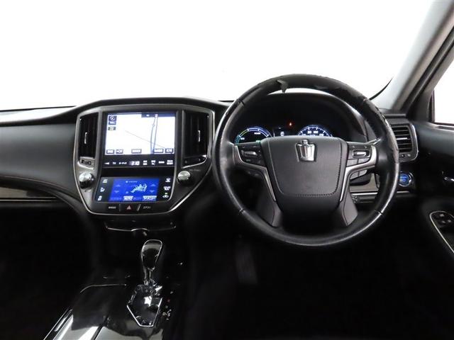 クラウンハイブリッド アスリートS Bluetooth対応SDナビ バックガイドモニター ナビ連動式ETC フルセグTV CD&DVD再生 シート&ハンドルヒーター 取扱説明書 保証書 整備記録簿(7枚目)