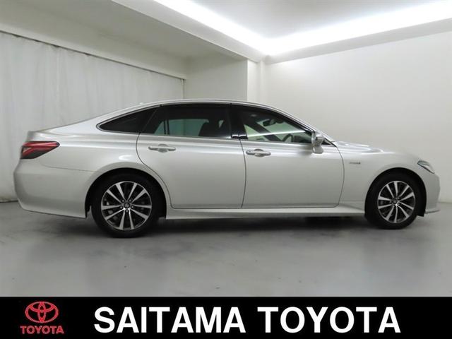 クラウンハイブリッド S Cパッケージ Bluetooth対応SDナビ パノラミックビュー(全周囲)モニター 衝突回避軽減ブレーキ CD&DVD&ブルーレイ再生 フルセグTV ナビ連動式2.0ETC 取扱説明書 保証書 整備記録簿(6枚目)