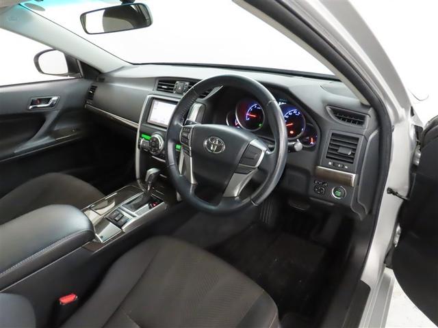 マークＸ ２５０Ｇ　トヨタ純正７インチＨＤＤナビ　バックガイドモニター　ナビ連動ＥＴＣ　ＣＤ／ＤＶＤ再生　ステアリングスイッチ　ＨＩＤヘッドランプ　フォグランプ　応急用タイヤ　オートエアコン　電動格納ドアミラー（6枚目）