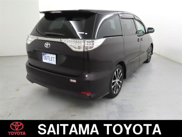 エスティマ アエラス　パイオニア製楽ナビ　バックモニター　ＥＴＣ　ステアリングスイッチ　ＣＤ／ＤＶＤ再生　Ｂｌｕｅｔｏｏｔｈオーディオ　オートエアコン　クルーズコントロール　ＨＩＤヘッドランプ　フォグランプ（3枚目）