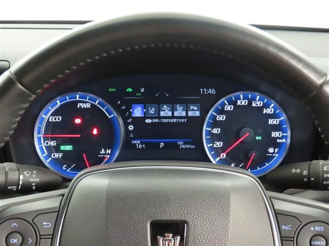 クラウンハイブリッド ＲＳ　リミテッド　Ｂｌｕｅｔｏｏｔｈ対応ＳＤナビ　衝突回避軽減ブレーキ　ＣＤ＆ＤＶＤ＆Ｂｌｕ－ｒａｙ再生　シートヒーター　バックガイドモニター　ナビ連動式２．０ＥＴＣ　取扱説明書　保証書　整備記録簿（20枚目）