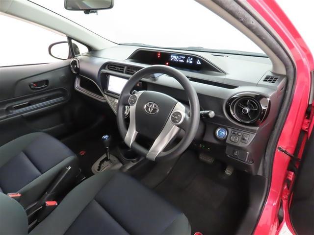 アクア S Bluetooth対応SDナビ バックガイドモニター ワンセグTV ETC オートエアコン スマートキー スペアタイヤ 取扱説明書 保証書 整備記録簿(6枚目)