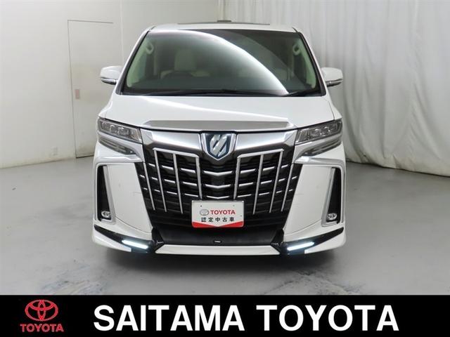 アルファードハイブリッド エグゼクティブラウンジS TRDフルエアロ仕様 TRDアルミホイール装着 後席モニター装着 ツインムーンルーフ装着 パノラミックビューモニター装備 デジタルインナーミラー装着 トヨタ純正ナビ装着(8枚目)
