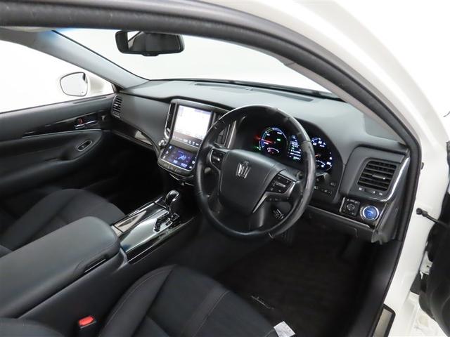 クラウンハイブリッド アスリートS メーカー装着SDナビ フルセグTV Bluetooth接続 USB端子 CD DVD ブルーレイ再生 全周囲モニター 前席シートヒーター ステアリングヒーター ETC クリアランスソナー(7枚目)