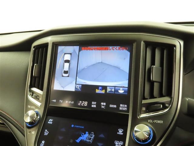 クラウンハイブリッド アスリートS メーカー装着SDナビ フルセグTV Bluetooth接続 USB端子 CD DVD ブルーレイ再生 全周囲モニター 前席シートヒーター ステアリングヒーター ETC クリアランスソナー(11枚目)