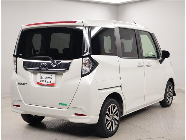 ルーミー カスタムG アイドリング 両側電動SD LEDヘット バックビューモニター 衝突回避ブレーキ フルフラット スマートキー メモリナビ ワンセグTV クルーズコントロール 点検記録簿 ドライブレコーダー ナビ&TV(3枚目)