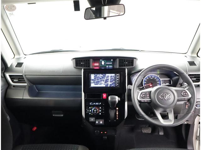 ルーミー カスタムG アイドリング 両側電動SD LEDヘット バックビューモニター 衝突回避ブレーキ フルフラット スマートキー メモリナビ ワンセグTV クルーズコントロール 点検記録簿 ドライブレコーダー ナビ&TV(5枚目)