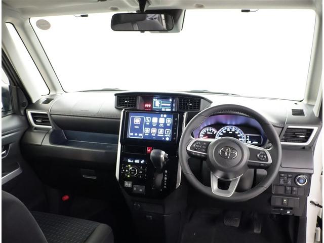 ルーミー カスタムG アイドリング 両側電動SD LEDヘット バックビューモニター 衝突回避ブレーキ TV フルフラット 地デジ スマートキー クルーズコントロール 点検記録簿 オートエアコン アルミホイール ABS(5枚目)