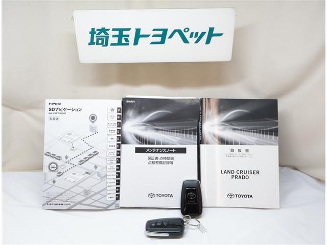 ランドクルーザープラド TX LEDランプ リアカメラ ABS付き 盗難防止装置 アルミホイール オートクルーズコントロール 3列 メモリーナビ キーレス サイドエアバッグ ナビTV ダブルエアバッグ ETC装備 横滑り防止(28枚目)
