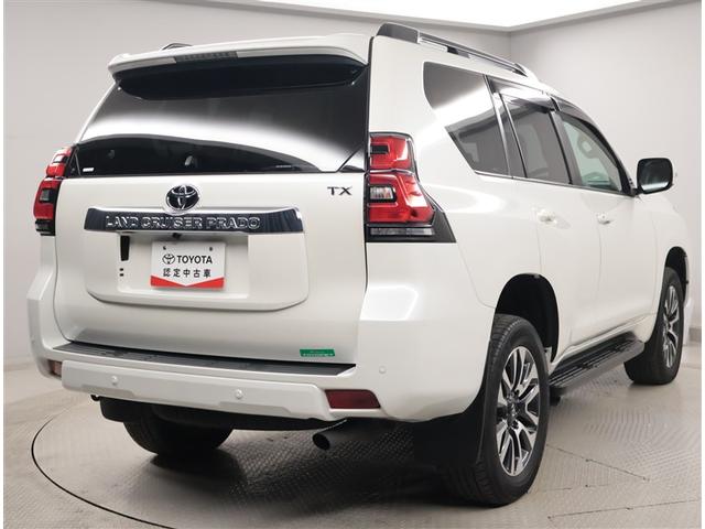 ランドクルーザープラド TX Lパッケージ リアカメラ スマートキ 盗難防止 キーレスエントリー ETC装備 3列席 DVD再生可 エアコン LEDランプ レザー アルミホイール パートタイム4WD 横滑り防止システム フルTV メモリーナビ(3枚目)