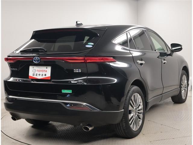 ハリアーハイブリッド Ｚ　レザーパッケージ　パノラマサンルーフ　地デジ　横滑防止　盗難防止システム　Ｂモニター　革　ＬＥＤライト　パワーウィンドウ　クルコン　スマートキ－　助手席エアバック　パワーシート　エアバッグ　点検記録簿　オートエアコン（3枚目）