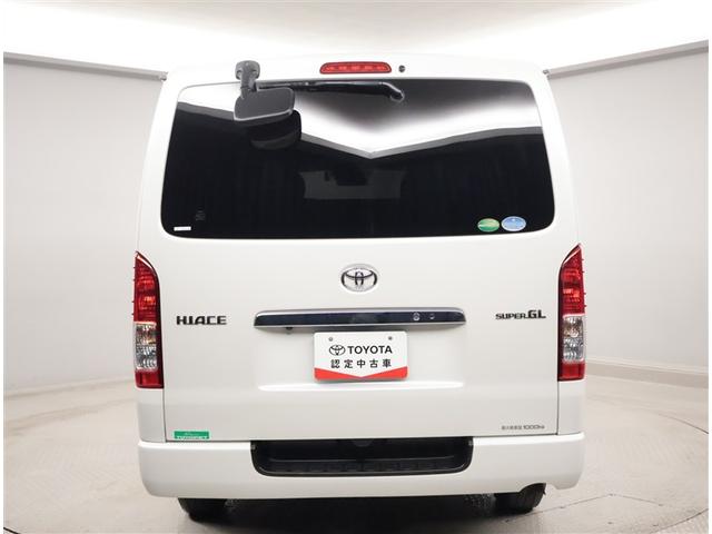 ハイエースバン ロングスーパーＧＬ　Ｗエアコン　Ｂカメラ　ＬＥＤライト　パワーウインドウ　横滑防止　ドライブレコーダー　フルセグテレビ　ＤＶＤ視聴可　キーレスエントリー　メモリーナビ　オートエアコン　ＥＴＣ　パワーステ　記録簿有　ＡＢＳ（2枚目）