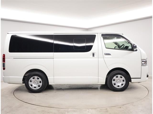 ハイエースバン ロングスーパーＧＬ　Ｗエアコン　Ｂカメラ　ＬＥＤライト　パワーウインドウ　横滑防止　ドライブレコーダー　フルセグテレビ　ＤＶＤ視聴可　キーレスエントリー　メモリーナビ　オートエアコン　ＥＴＣ　パワーステ　記録簿有　ＡＢＳ（4枚目）