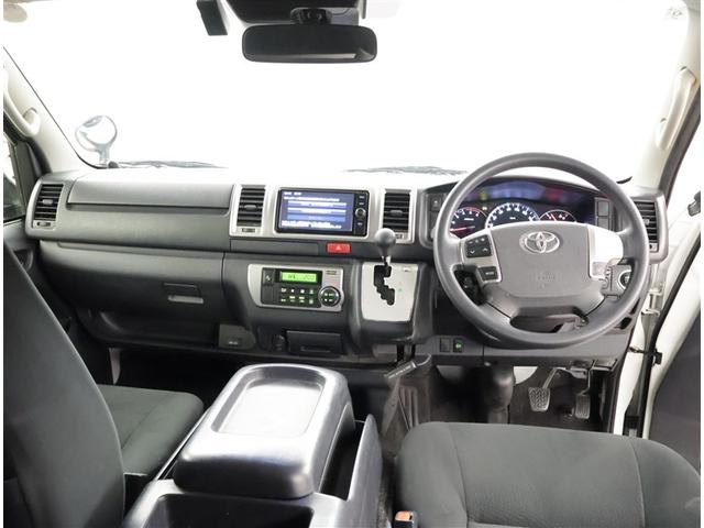 ハイエースバン ロングスーパーＧＬ　Ｗエアコン　Ｂカメラ　ＬＥＤライト　パワーウインドウ　横滑防止　ドライブレコーダー　フルセグテレビ　ＤＶＤ視聴可　キーレスエントリー　メモリーナビ　オートエアコン　ＥＴＣ　パワーステ　記録簿有　ＡＢＳ（5枚目）