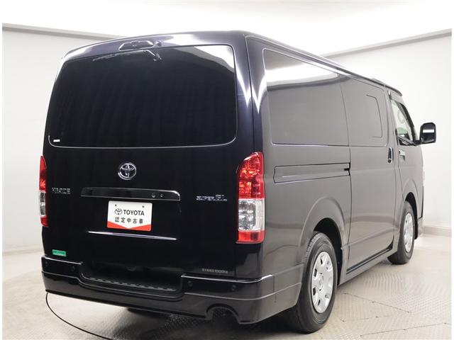 ハイエースバン スーパーＧＬ　ダークプライムＩＩ　ＬＥＤヘットライト　メモリーナビゲーション　ミュージックプレイヤー接続可　地デジ　スマキー　ＡＢＳ　フルフラット　盗難警報装置　運転席エアバッグ　リアクーラー　オートエアコン　パワーウインドウ　記録簿（3枚目）