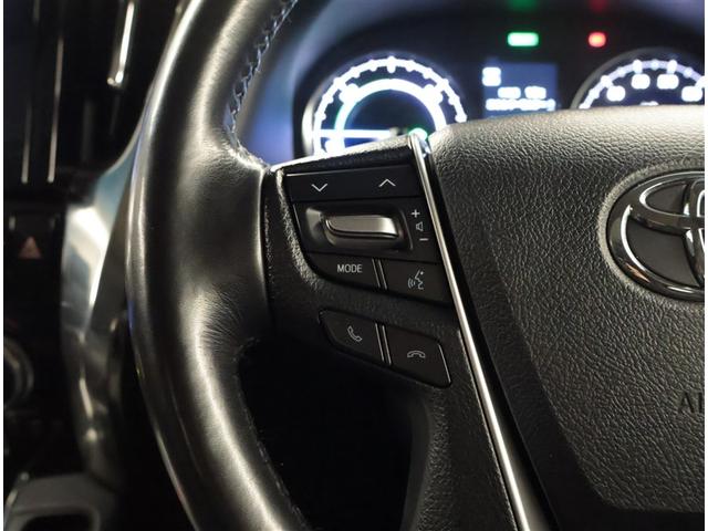 アルファードハイブリッド ＳＲ　Ｃパッケージ　点検記録簿　サンル－フ　バックモニター　オートエアコン　ＬＥＤ　横滑り防止機能　ＡＢＳ　イモビ　アルミ　４ＷＤ　ミュージックプレイヤー接続可　３列シート　キーフリー　スマートキ　Ｐシート　ＥＴＣ　ＴＶ（7枚目）