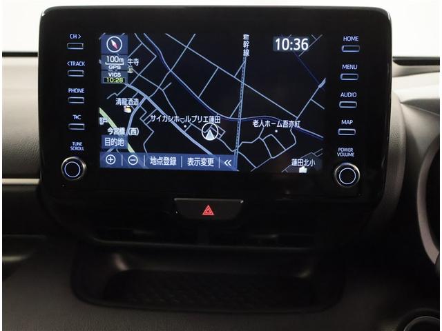 ヤリス Z サイドSRS AAC バックモニタ スマキー 横滑防止装置 キーフリー アルミ LEDランプ パワーウインドウ 定期点検記録簿 助手席エアバック クルコン エアバッグ パワーステアリング ナビ ETC(8枚目)