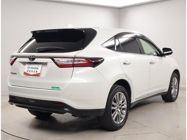 ハリアー プレミアム　大型サンルーフ　カーテンエアバッグ　クルーズＣ　寒冷地　記録簿あり　Ｂカメラ　電動パワーシート　ＬＥＤライト　メモリナビ　横滑り防止機能　オートエアコン　Ａストップ　エアバッグ　ＡＷ　ＤＶＤ再生可（3枚目）