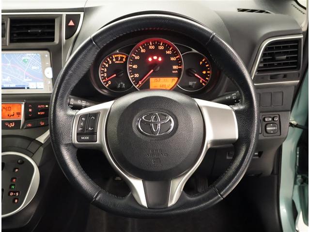 ラクティス G スマ-トキ- Bモニター 横滑り防止 AUX メンテナンスノート イモビライザー キーフリー ナビ&TV パワーウィンドウ ETC車載器 オートエアコン ワンセグTV アイドリングストップ ABS(6枚目)