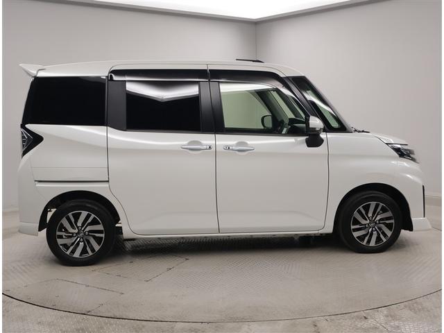 ルーミー カスタムG アイドリング 両側電動SD LEDヘット バックビューモニター 衝突回避ブレーキ フルフラット 地デジ スマートキー メモリナビ クルーズコントロール 点検記録簿 DVD ETC オートエアコン PW(4枚目)