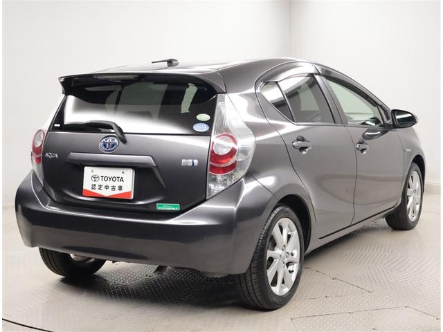 アクア Ｇ　バックモニタ　セキュリティー　メンテナンスノート　デュアルエアバック　ナビＴＶ　ＬＥＤ　パワーウィンドウ　地デジ　ＥＳＣ　ＡＴエアコン　ＡＢＳ　パワーステアリング　アルミ　運転席エアバッグ　ＥＴＣ（3枚目）