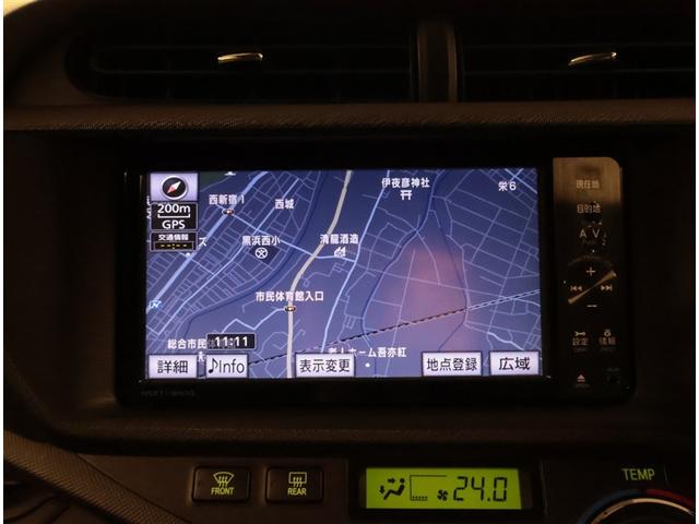 アクア Ｇ　バックモニタ　セキュリティー　メンテナンスノート　デュアルエアバック　ナビＴＶ　ＬＥＤ　パワーウィンドウ　地デジ　ＥＳＣ　ＡＴエアコン　ＡＢＳ　パワーステアリング　アルミ　運転席エアバッグ　ＥＴＣ（10枚目）