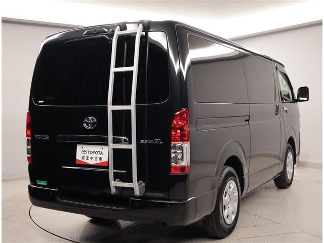 ハイエースバン スーパーＧＬ　ダークプライムＩＩ　ＬＥＤヘットライト　メモリーナビゲーション　ミュージックプレイヤー接続可　地デジ　スマキー　ＡＢＳ　フルフラット　盗難警報装置　運転席エアバッグ　リアクーラー　オートエアコン　パワーウインドウ　記録簿（3枚目）