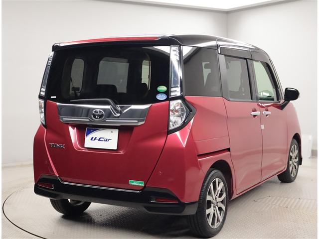 タンク カスタムＧ－Ｔ　スマキ－　地上デジタル　アルミホイル　踏み間違い防止装置　両側電動ドア　ＬＥＤヘッドライト　クルコン　リアカメラ　横滑り防止装置　ＥＴＣ　ウォークスルー　キーレス　ＴＶナビ　オートエアコン　ＤＶＤ（3枚目）