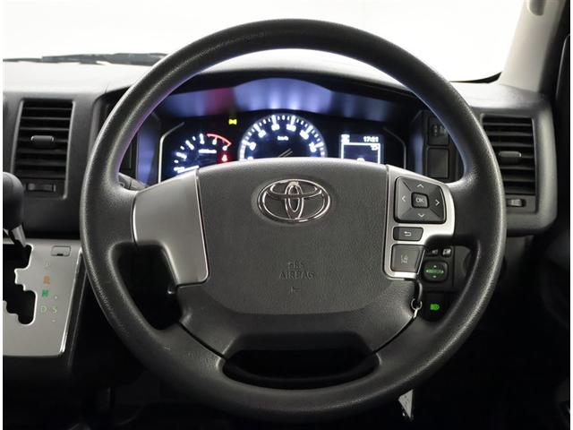 ハイエースバン ＤＸ　ＧＬパッケージ　メモリナビ　ナビ＆ＴＶ　バックモニター　フルセグ　横滑り防止装置　キーレスエントリー　エアコン　ＥＴＣ車載器　記録簿　パワステ　ＤＶＤ再生　フロントパワーウインドウ　エアバック　セキュリティー　ＡＢＳ（6枚目）