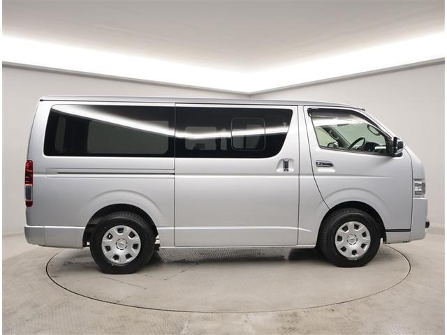 ハイエースバン ロングスーパーGL Wエアコン Wエアバック Bカメラ パワーウインドウ 横滑防止 ドライブレコーダー フルセグテレビ DVD視聴可 キーレスエントリー メモリーナビ オートエアコン ETC パワーステ 記録簿有 ABS(4枚目)