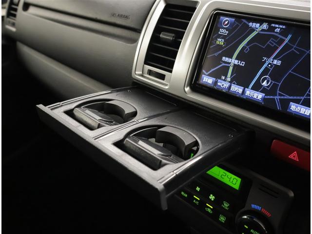 ハイエースバン ロングスーパーGL Wエアコン Wエアバック Bカメラ パワーウインドウ 横滑防止 ドライブレコーダー フルセグテレビ DVD視聴可 キーレスエントリー メモリーナビ オートエアコン ETC パワーステ 記録簿有 ABS(11枚目)