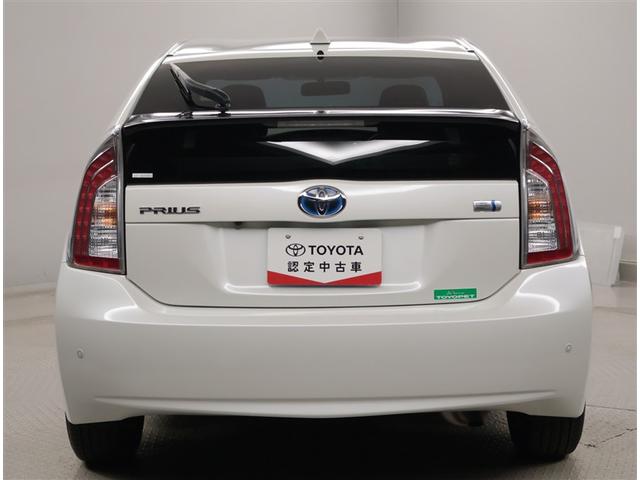 プリウス Sマイコーデ カラーバックモニター エアコン ESC キーフリーシステム アルミホイール DVD再生 PS 地デジ カーテンエアバッグ エアバッグ ABS PW メモリナビ スマ-トキ- 点検記録簿 盗難警報装置(2枚目)