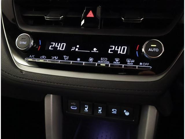 カローラクロス ハイブリッド Z 電動シート 衝突軽減ブレ メモリーナビ AC100V LEDライト オートクルーズコントロール ミュージックプレイヤー接続可 キーレス アルミホイール フルセグTV ドラレコ 4WD 寒冷地仕様(12枚目)