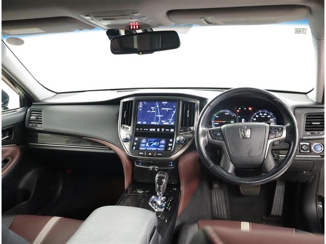 クラウンハイブリッド アスリートS ブラックスタイル キーレスエントリー 横滑り防止 記録簿有 ナビTV ドラレコ オートクルーズ フルセグテレビ 本革 エアコン AW Bカメラ カーテンエアバッグ スマキー DVD再生 ABS サンルーフ ETC車載器(5枚目)