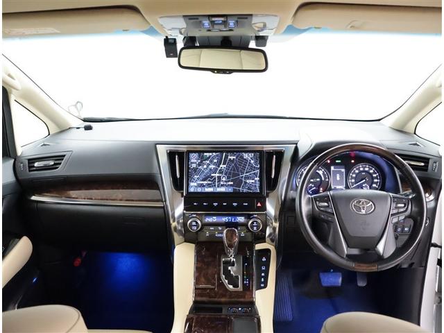 アルファードハイブリッド G TSS オートクルーズ ナビTV 地デジ AC100 盗難防止装置 AW LEDヘッド 4wd キーレス Wエアコン DVD再生機能 ABS エアバッグ ドラレコ 3列シート ETC スマートキー(5枚目)