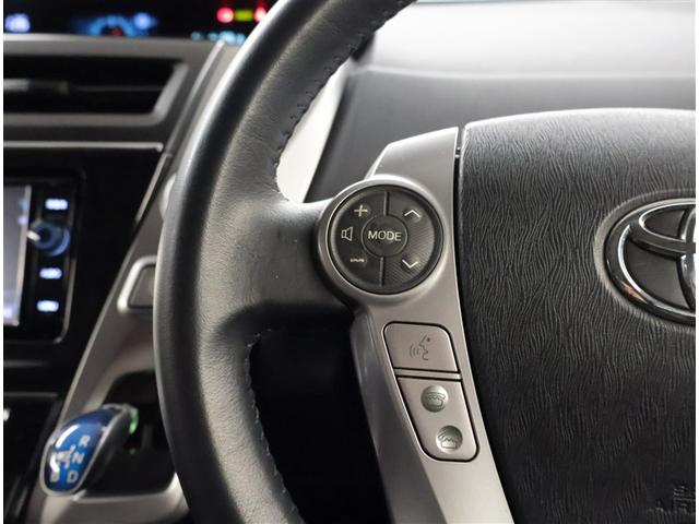 プリウスアルファ Ｇ　Ｂモニタ　電動シート　盗難防止装置　エアバッグ　ドラレコ　ＡＢＳ　地デジＴＶ　オートクルーズコントロール　ＥＴＣ付　Ｗエアバック　ＴＶナビ　ＤＶＤ再生機能　キーフリーキー　フルオートエアコン　ＡＷ（7枚目）