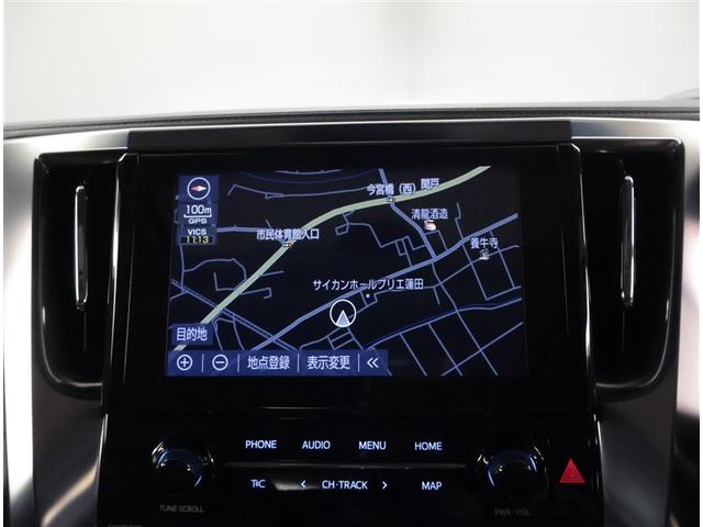 アルファード ２．５Ｓ　Ｃパッケージ　両電動ドア　Ｂモニタ　地デジ　定期点検記録簿　ＤＶＤ再生可能　パノラマルーフ　リアオートエアコン　ナビテレビ　横滑り防止　クルコン　ＡＣ１００Ｖ電源　セキュリティ　ＥＴＣ車載器　ＬＥＤヘッドライト（8枚目）