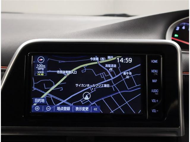 シエンタ Ｇ　クエロ　軽減ブレーキ　両側自動ドア　Ｉストップ　後カメラ　デュアルエアバック　パワーウィンドウ　フルオートエアコン　ＤＶＤ再生可　ウォークスルー　ＬＥＤヘッド　ナビ＆ＴＶ　スマキー　ＶＳＣ　３列　キーレス（8枚目）