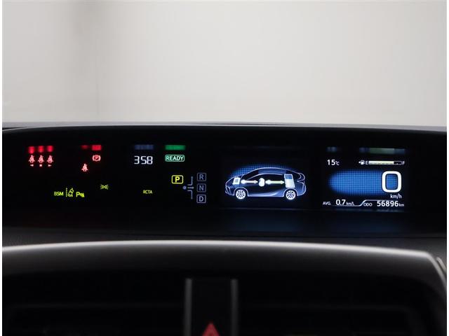プリウス Ａツーリングセレクション・ブラックエディション　ＬＥＤライト　ＡＣ１００Ｖ電源　Ｂカメラ　アルミホイール　スマートキー　オートクルーズコントロール　ＡＣ　ＥＴＣ　定期点検記録簿　ミュージックプレイヤー接続可　キーフリー　フルセグＴＶ　イモビライザー（9枚目）