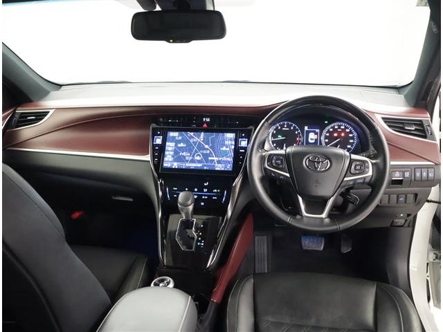 ハリアー プレミアム エアロ付 カーテンエアバッグ クルーズC 記録簿あり Bカメラ 電動パワーシート LEDライト メモリナビ 横滑り防止機能 オートエアコン Aストップ エアバッグ AW DVD再生可 パワーウィンドウ(5枚目)